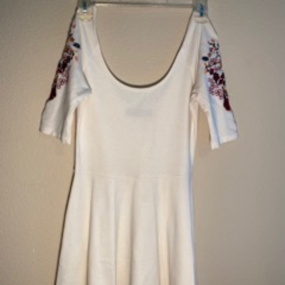 White casual dress
